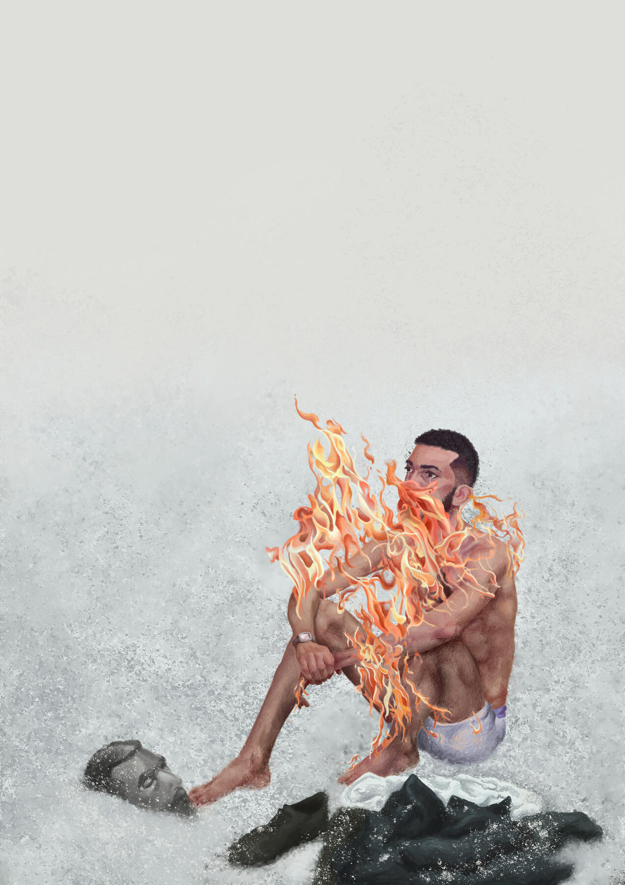 Veranear – pintura digital, projeto autoral